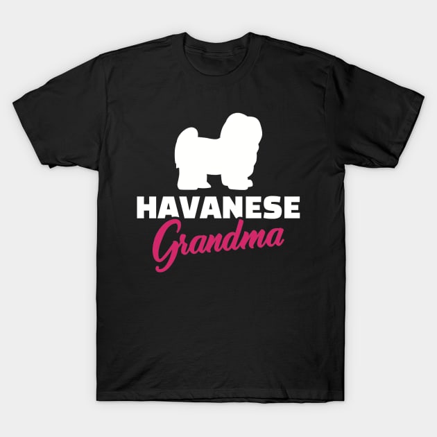 Havanese Grandma T-Shirt by Designzz